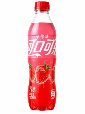 Coca Cola China Bottle Strawberry 500ml
