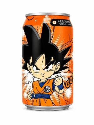 Ocean Bomb Goku Peach Flavour Sparkling Water 330ml