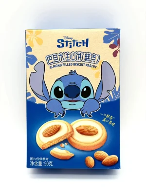 Disney Stitch Almond Filled Biscuit Pastry 50g