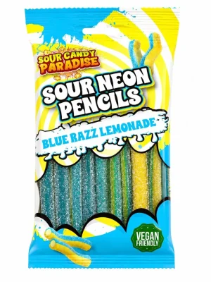 Candy Paradise Neon Pencils Blue Razz Lemonade 130g