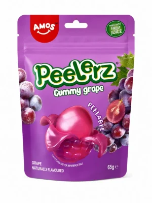 AMOS PEELERZ GUMMY GRAPE 65g