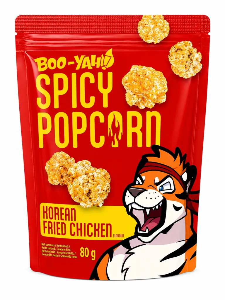 Popcorn Spicy Korean Fried Chicken BOOYAH 80g
