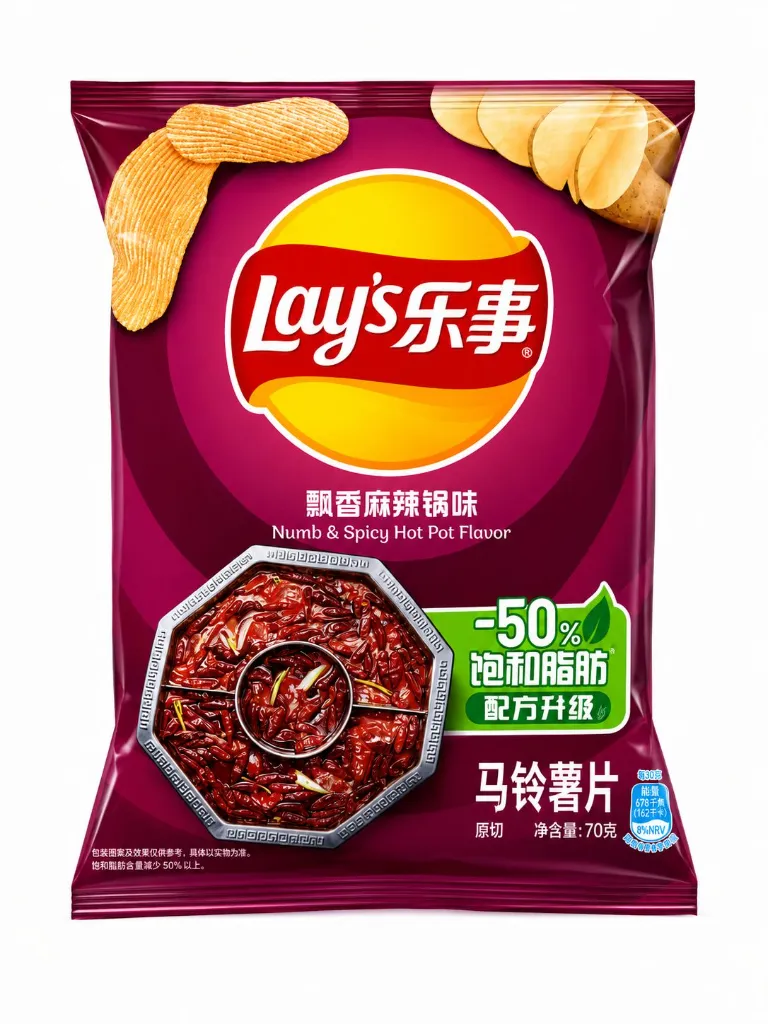 Lay's Chips Numb & Spicy Hot Pot Flavor