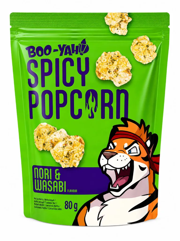 Popcorn Spicy Nori Wasabi BOOYAH 80g