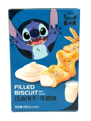 Disney Stitch Filled Biscuit Milk Flavor 50g