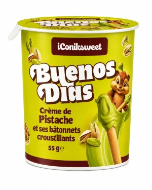 Buenos Dias Pistachio Cream Sticks 55g
