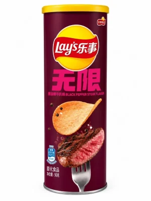 Lay's Black Pepper Rib Eye Steak Flavor 90g