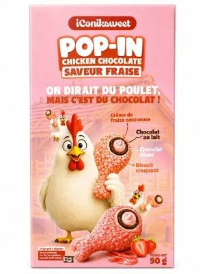 Iconiksweet Pop-In Chicken Strawberry 50g
